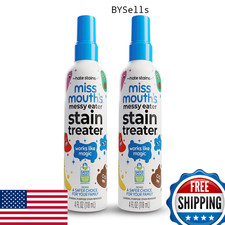 Miss Mouth's Messy Eater Stain Treater Spray 4oz 2-Pack Baby Clothes Remover