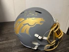 Champ Bailey Signed Full Size Authentic Slate Helmet Gold Visor W/ Beckett COA