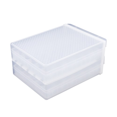 60 Eier Doppelte Eierschublade Eierbox Eierbehälter Aufbewahrungsbox Kühlschrank - Bild 10 von 12
