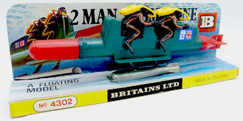 COUNTERPACK Britains 2-Man Submarine - # 4302 - 1976 mint box ALL PARTS COUNTED - Picture 2 of 6