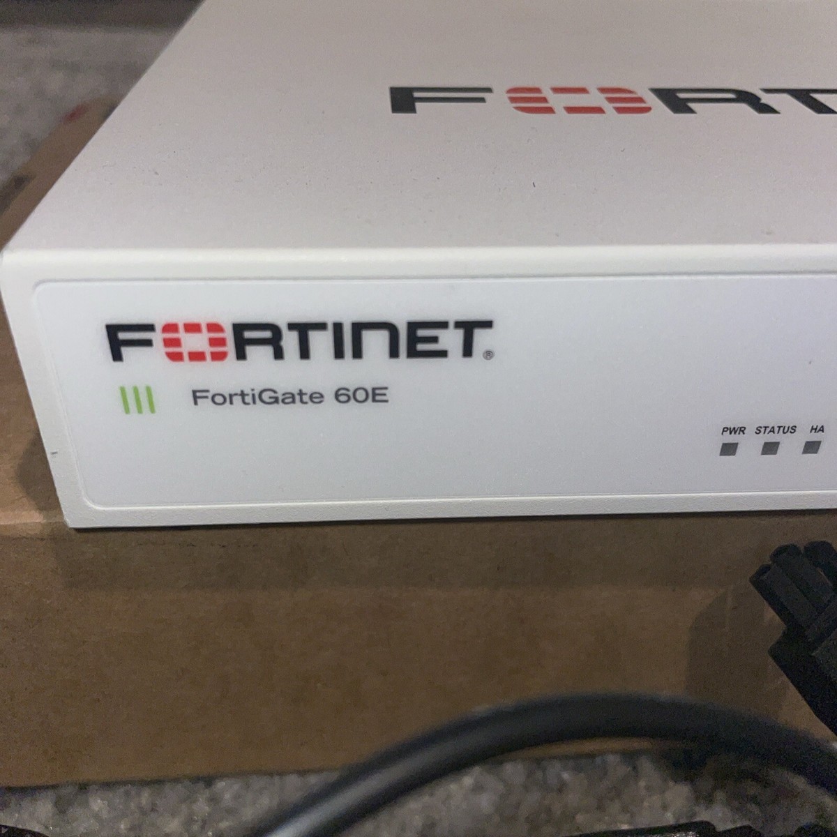 Fortinet Fortigate FG-60E Network Security Firewall with Adapter