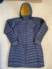 Rab Women Microlight Parka  Size 12 Vgc Blue Rrp £250.