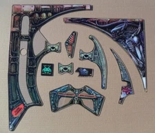 SPACE INVADERS PINBALL PLASTIC SET NEW SEALED LICENSED 1980 BALLY