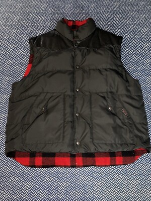 Vintage Polo Ralph Lauren XXL Reversible Leather Western Down Vest
