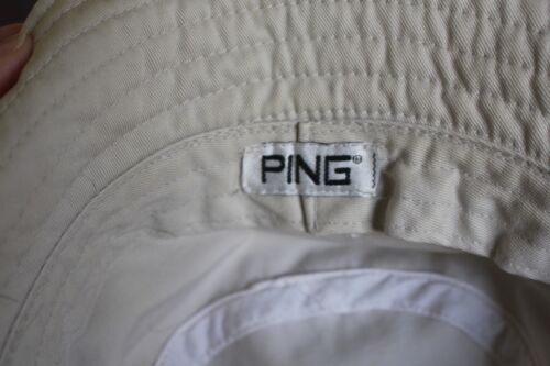 Ping Beige Golf Sun Hat Bucket Cap Large - Picture 6 of 6