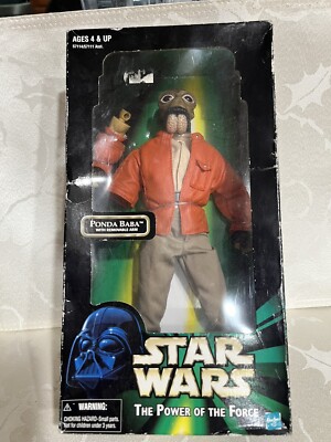Star Wars Power of The Force 12'' Ponda Baba Figure w/ Removable Arm Hasbro 1998