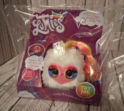 Pomsies Lumies - Rainbow Charged Interactive Pet - Dazzle GoGo NEW!!