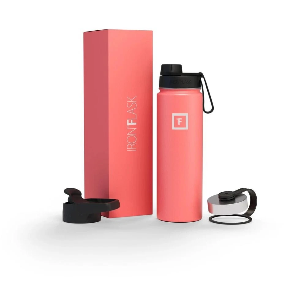 IRON FLASK IRON °FLASK 22 oz. Wide Mouth Water Bottle - PEACH - New Item