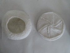vetement poupée moderne ou ancienne tour tete 24 a 28 cm chapeau blanc NEUF