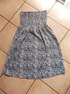 Robe Femme Noire Et Blanche Style Smart/work - Taille 10 - George - Jamais Portée