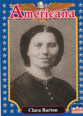 1992 AMERICANA (STARLINE) SINGLE TRADING CARD #32 CLARA BARTON