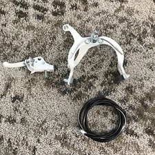 Mx Brake Rear Alloy White Bike Part Side-Pull Caliper