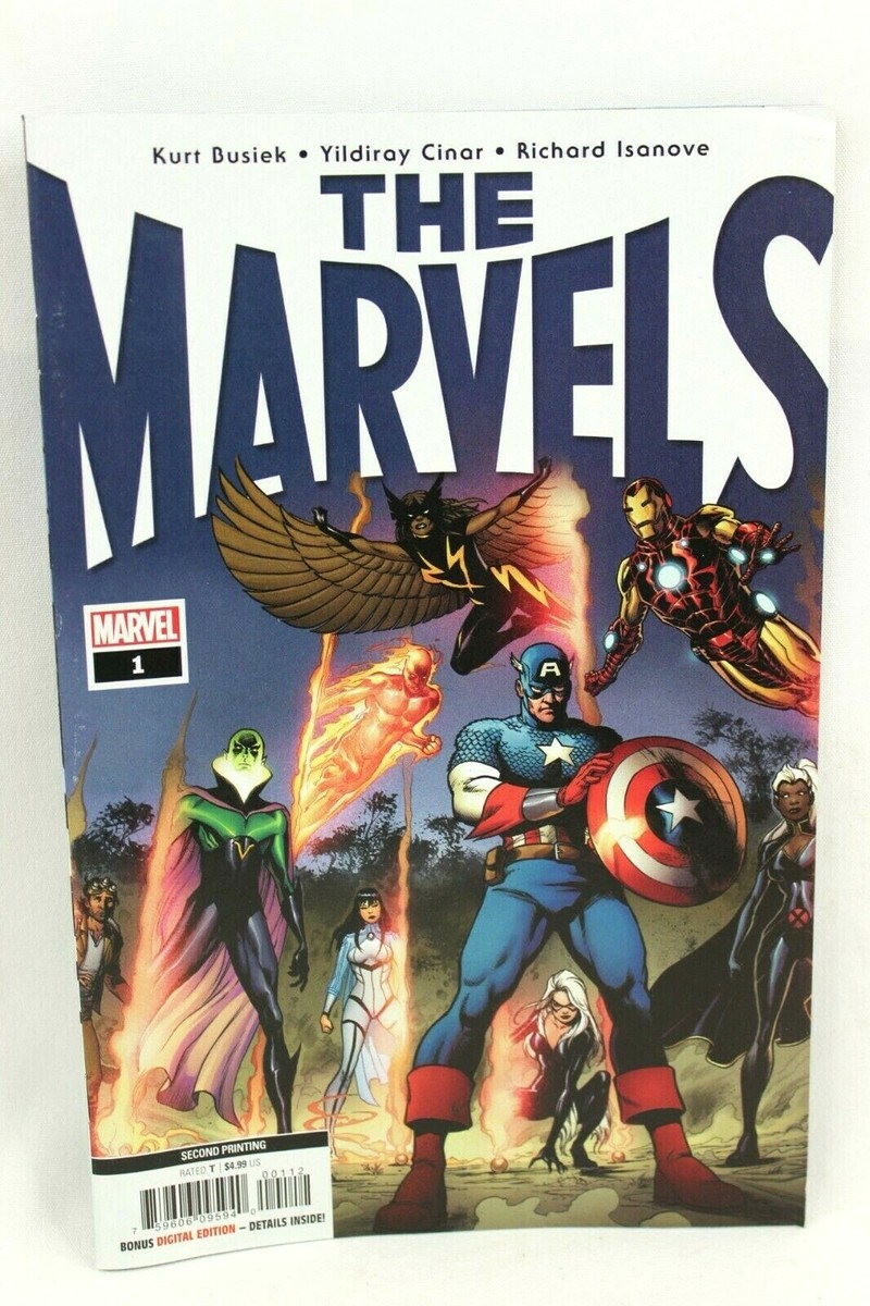The Marvels #1 Birth of Madness 2nd Print Variant 2021 Marvel