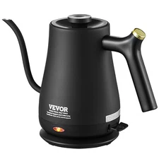 VEVOR Electric Gooseneck Kettle Gooseneck Pour Over Coffee Tea Kettle 1L 1200W