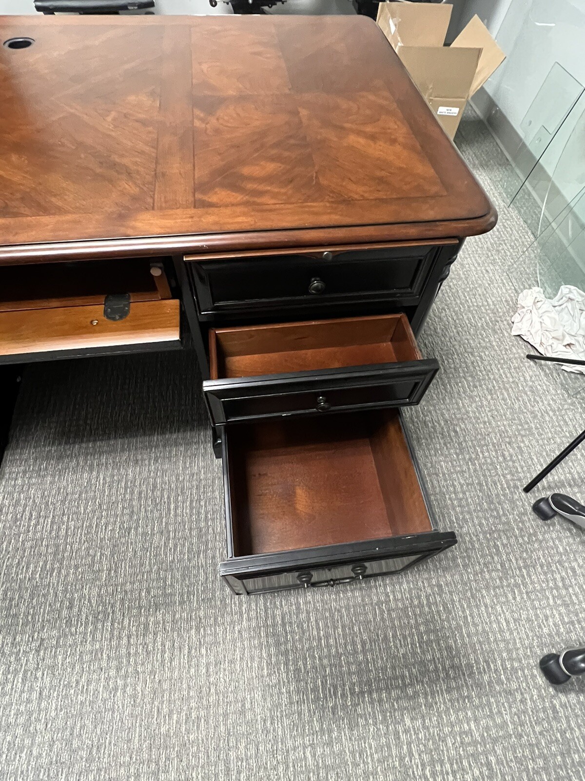 Haverty's Desk, Credenza, Hutch, and File eBay