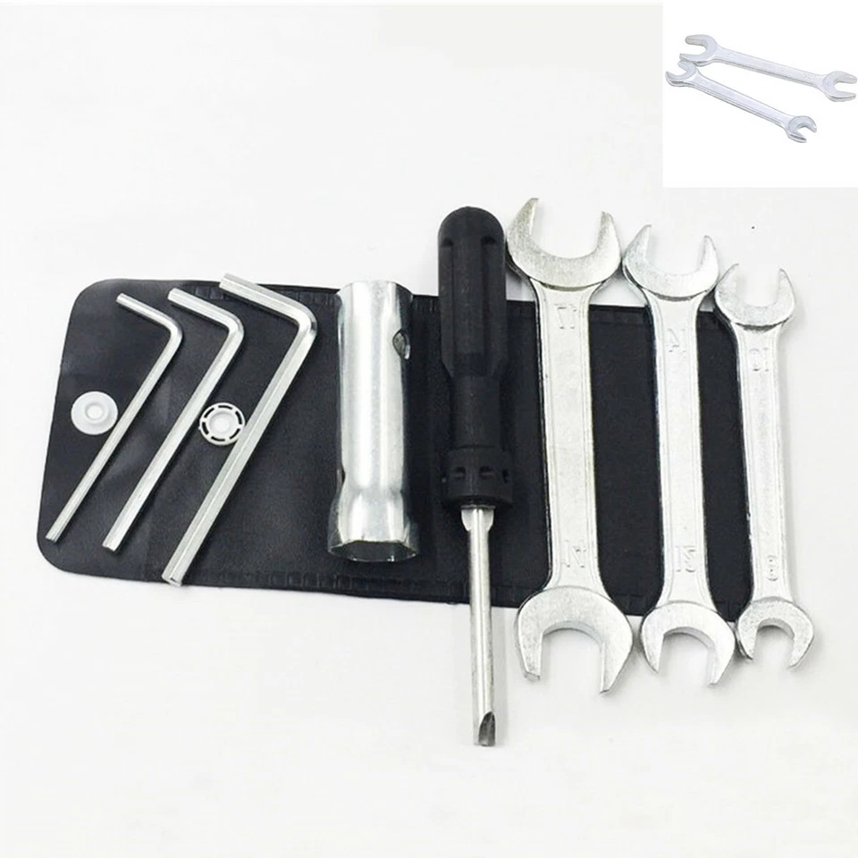 Juego de herramientas de reparación de destornilladores con manguito de bujía para llave apto para motocicleta bicicleta  Foto 2 de 4