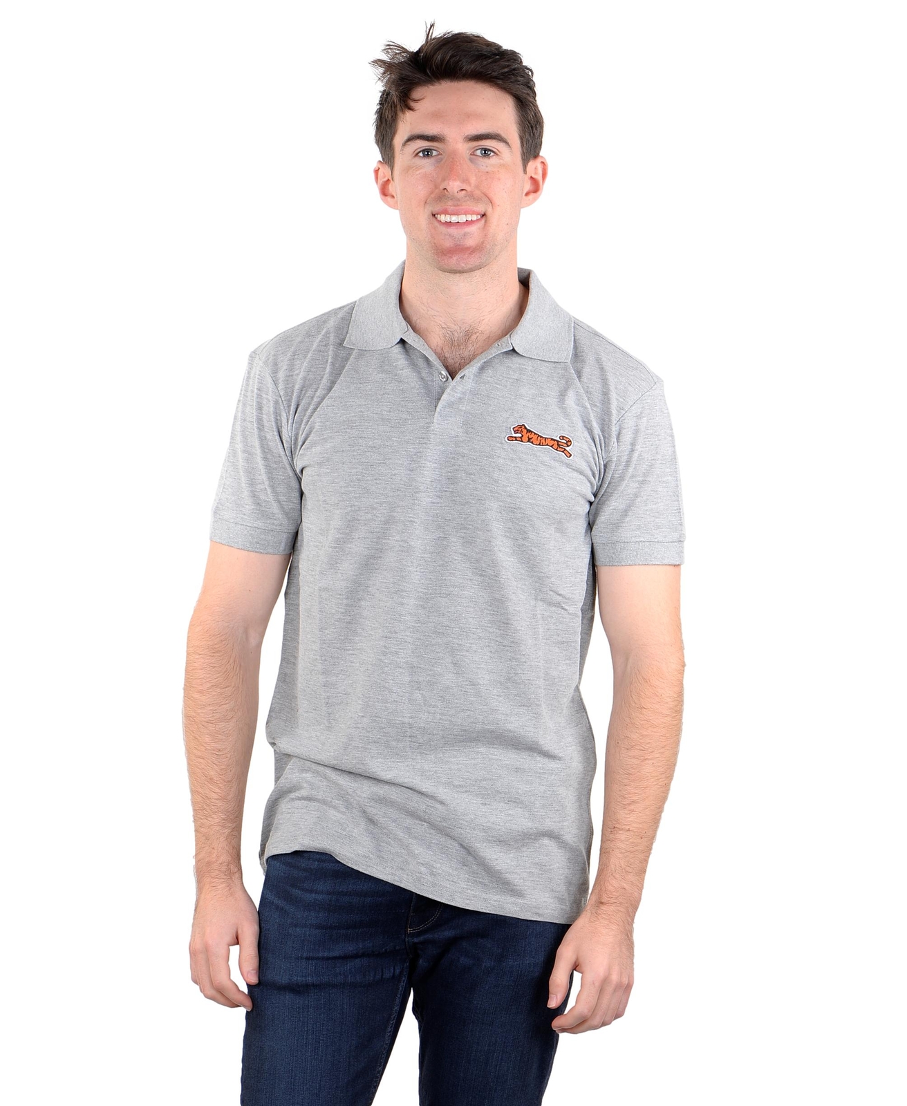 Le TIGRE Men's Bridge Polo Shirt Grey | eBay