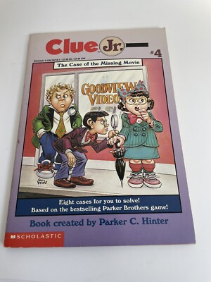 Clue Jr. 4 The Case Of The Missing Movie By Parker C Hinter Vintage ...