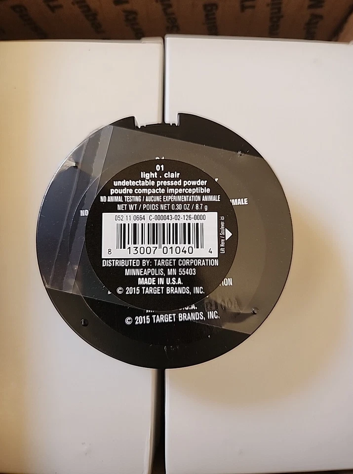 Sonia Kashuk Undetectable Pressed Powder 01 Light PACK OF 20 NEW SEALED - Image 4 of 4