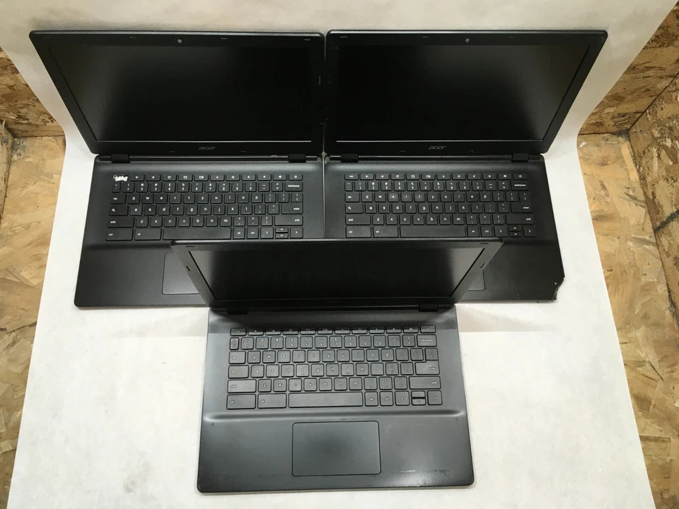 Acer Chromebook C810 Tegra Procesador 4 GB Ram 16 GB Problemas de almacenamiento Lote de 10 pies Foto 3 de 4