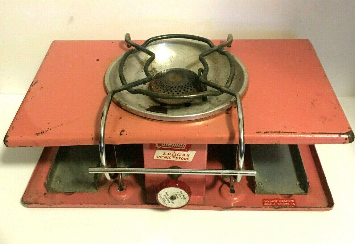 Poêle de camping vintage Pinkie Coleman LP Gas Picnic