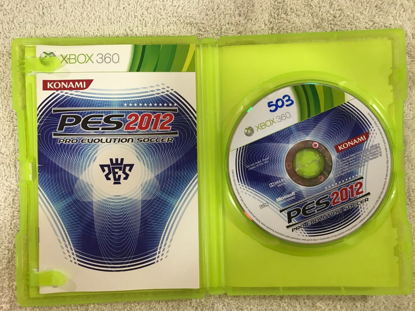 pes 2012 pro evolution soccer 12 - xbox 360 x36 - Comprar