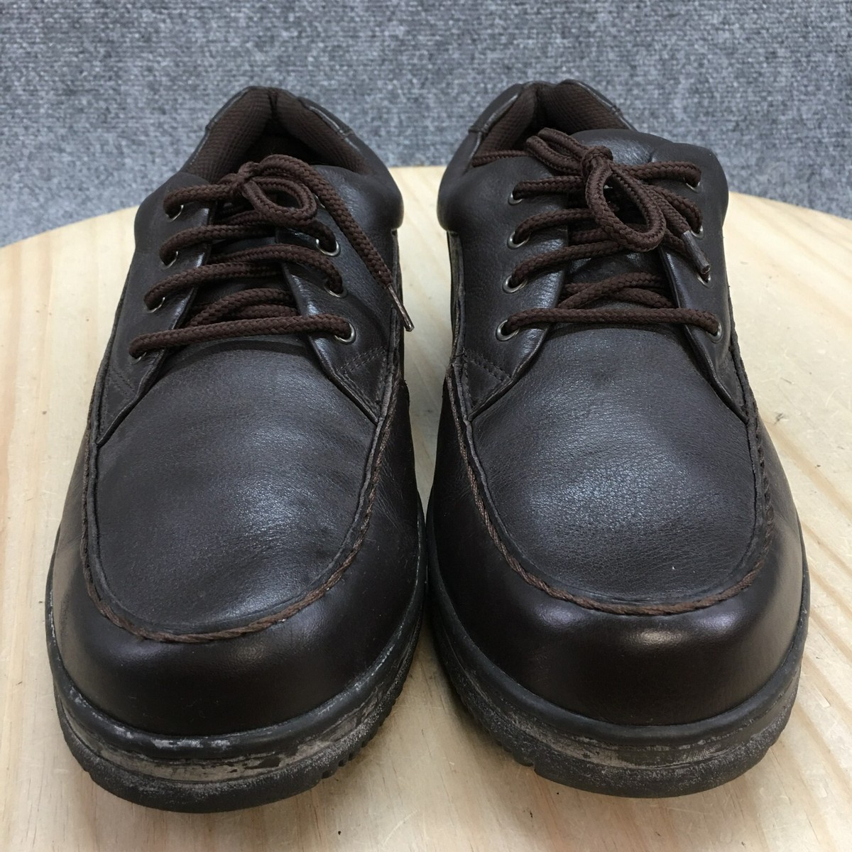 Nunn Bush Square Toe Leather Lace Up Men\'s size 10.5 M Brown Comfort Amazon.com | Nunn Bush Cameron Comfort Walking Oxford Brown  main image 2