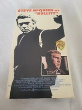Bullitt with Steve McQueen, VHS, Warner Home Video, 1987 Re-Release, Fine