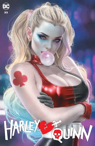 HARLEY QUINN #33 NATALI SANDERS TRADE VARIANT COVER DC 2023 LTD 3000