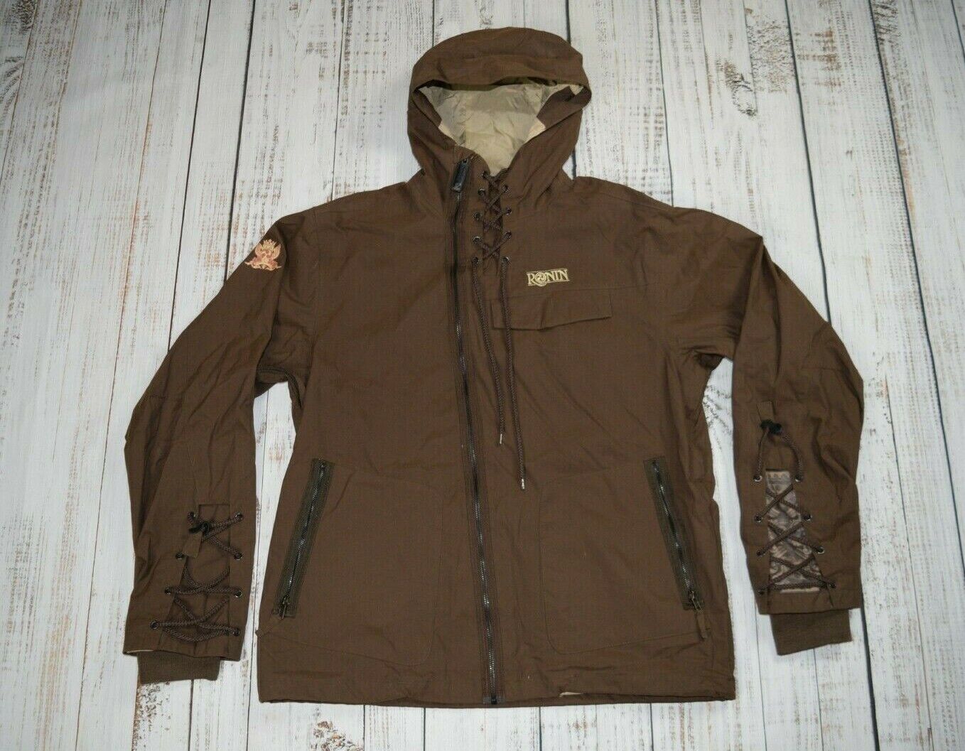 Precies Tol Thespian VINTAGE RARE BURTON MENS RONIN ROPER JACKET BROWN SNOWBOARDING SKI JACKET  LARGE | eBay