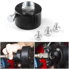 Black 3/4" Shaft Aluminum Car SUV Steering Wheel Quick Release Disconnect Hub