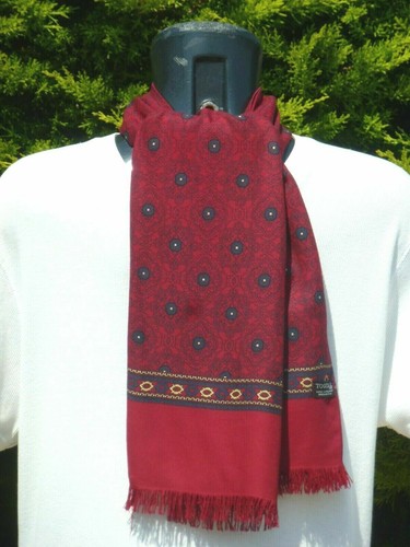 Vintage Retro Tootal Scarf Cravat Dapper Scooter Mod Indie Ascot Goodwood 1960s - Picture 3 of 10