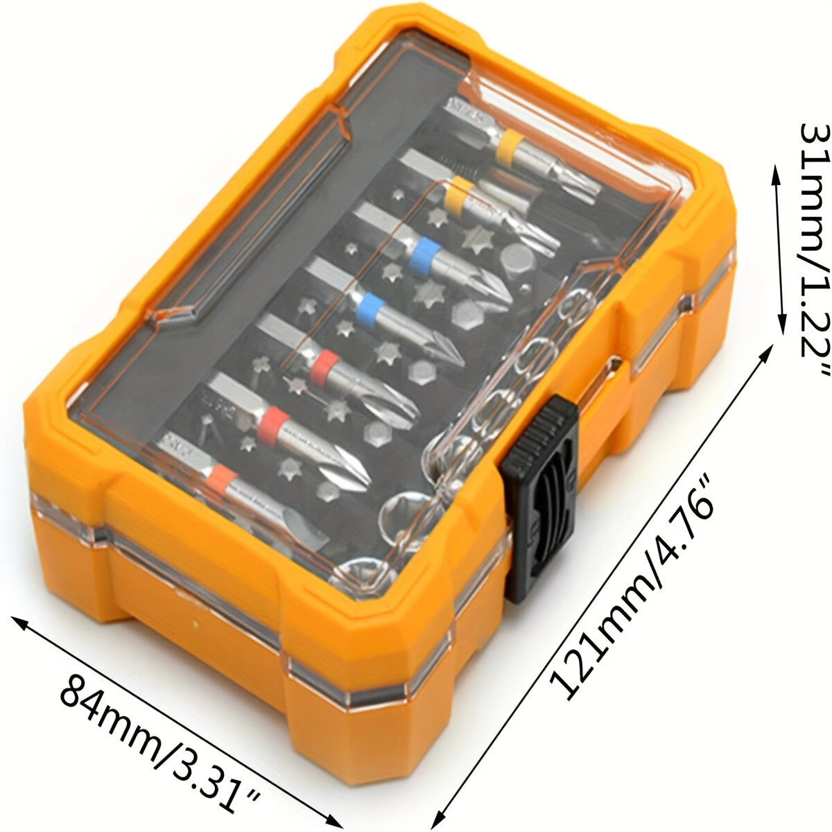 50pcs Multi Size Magnetic Screwdriver Bit Set Chrome Steel For Home Repair Tools