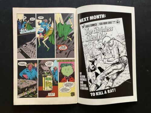 STAINLESS STEEL RAT #1. Eagle Comics. Harrison. Ezquerra. 2000 AD. Free Shipping - Picture 12 of 13