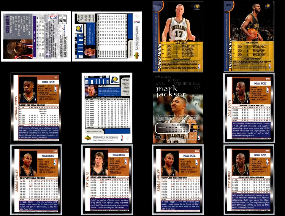 Lote de tarjetas Indiana Pacers 1998 (28) - GOING, GOING... ¡CASI DESAPARECIDO! ¡NO ESPERES! Foto 4 de 4