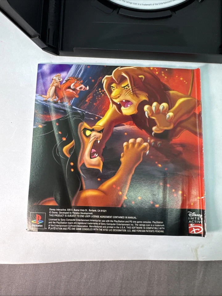 PlayStation PS1 Lion King Simba's Mighty Adventure 2000 Sony Collector Edition - Image 3 of 4