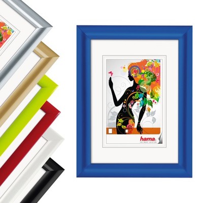 Hama Bilder-Rahmen Malaga Moderner Kunststoff-Rahmen Farben Bunt 13x18 bis 40x50