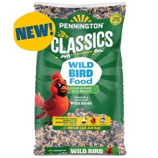 Wild Bird Food and Seed Mix Dry 40 lb Bag for Backyard Feeding