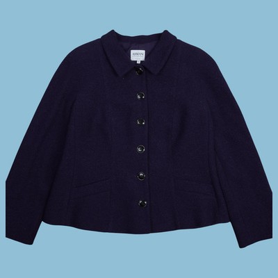 Vintage Armani Collezioni Wolljacke  - L