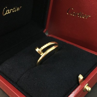 EGA Cartier Juste un Clou Gold 750 8.0g Ring ISO sz:57*/ZA0209