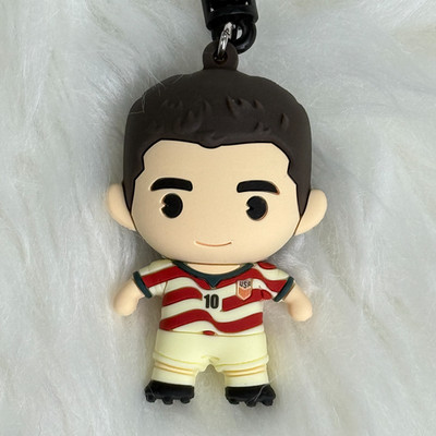 2026 Christian Pulisic #10 USMNT Soccer Team 3D Bag Clip Collectible Keychain