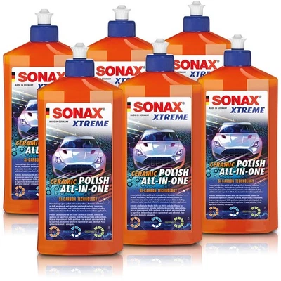 SONAX 6x 500 ml XTREME CERAMIC POLISH ALL-IN-ONE VERSIEGELUNG POLITUR WACHS WAX  - Bild 1 von 1
