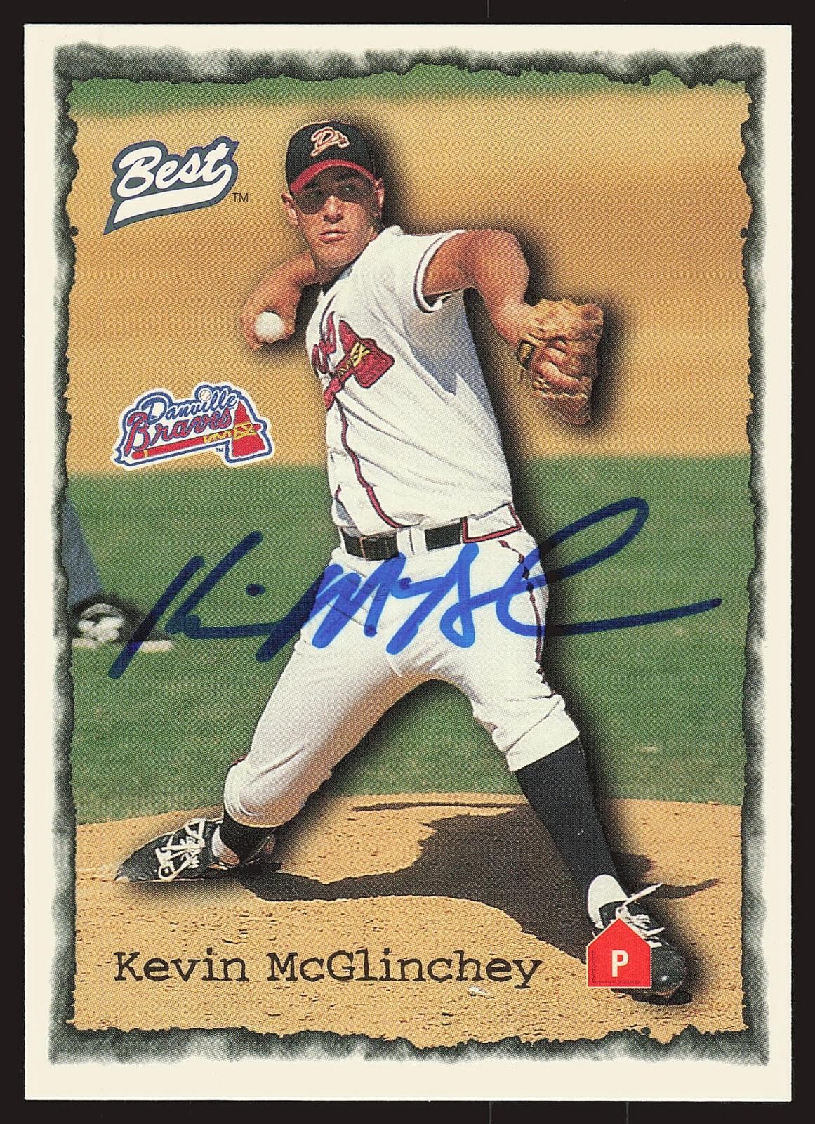 1997 Best #26 Kevin McGlinchy In Person Autograph, B20