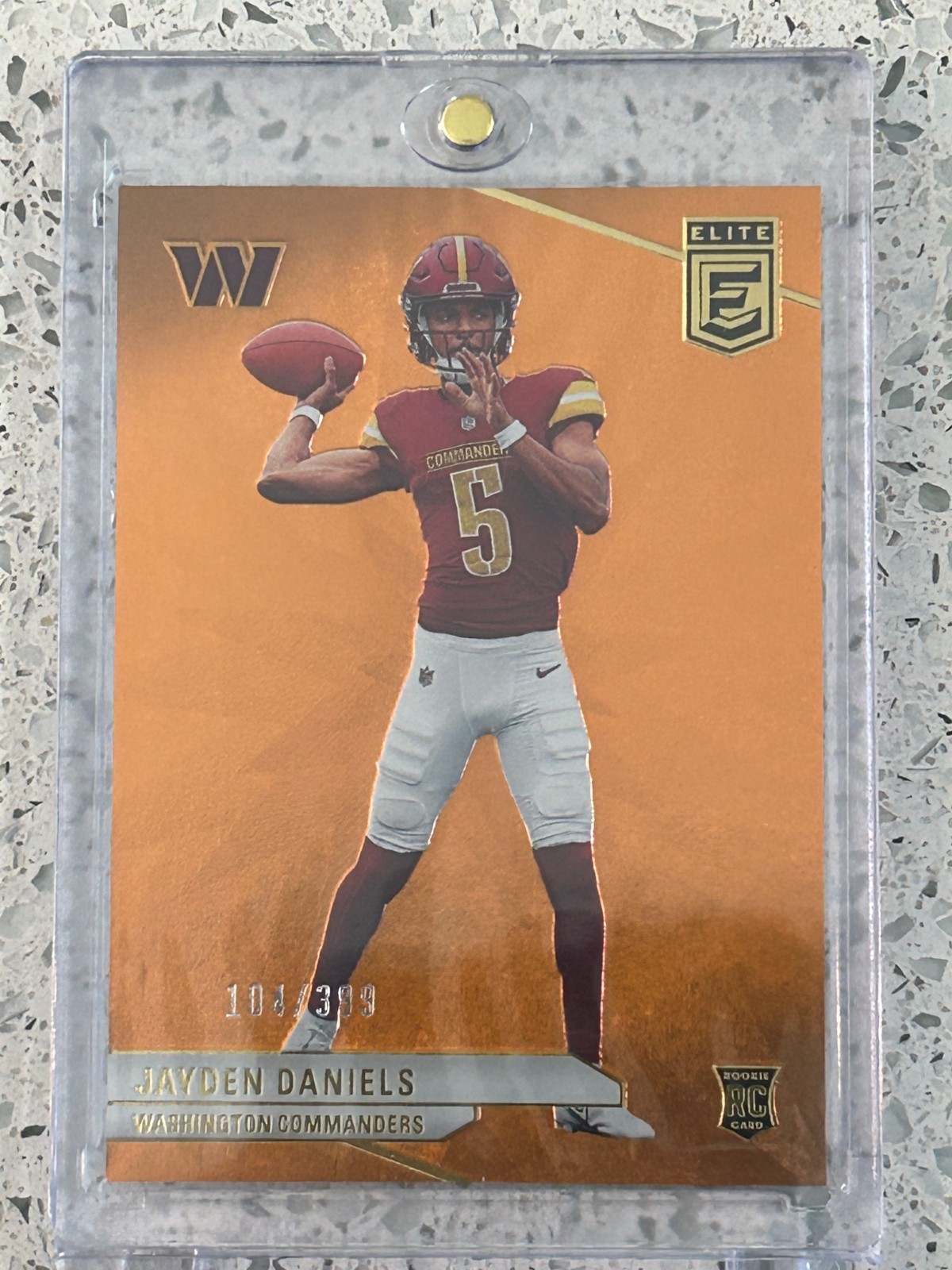 Jayden Daniels 2024 Panini Donruss Elite Orange /399