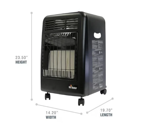 Mr. Heater Gabinete Calentador 18000-BTU Exterior Portátil Gabinete Propano Calentador Foto 3 de 4