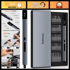Mini Electric Screwdriver Set - 50-in-1 Precision Tool, 5 Torque Levels, Cordles