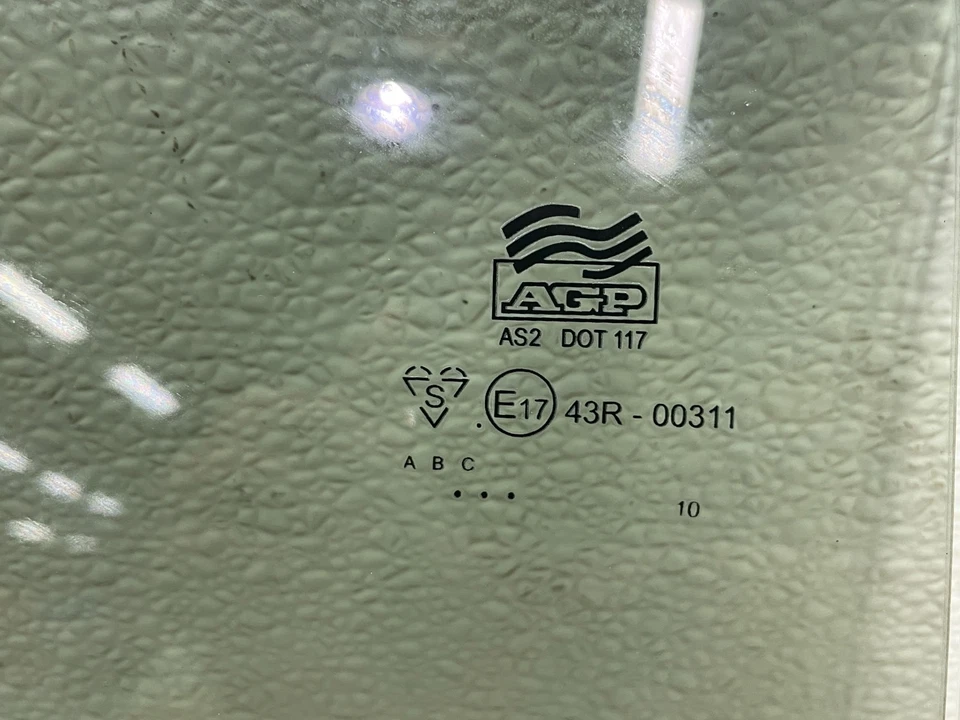 10 11 12 13 14 Lotus Évora Puerta del conductor delantera izquierda Ventana Panel de vidrio 1612 OEM Foto 2 de 4