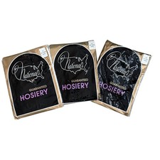 Vintage National  s Guaranteed Hosiery Pantyhose Size 55 Long Lot of 3 Deadstock