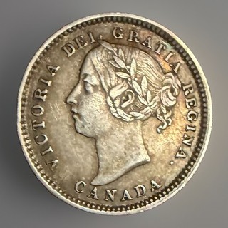 Kanada 10 Cents 1891 Erhaltung vz oder fast
