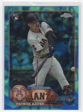 #USC217 2023 Topps Chrome Update Aqua/Blue Lava Lamp Patrick Bailey RC 018/175